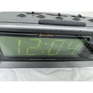 Lenoxx Sound CR-776 AM/FM Digital Clock Radio Alarm‎ Clock Tested Works